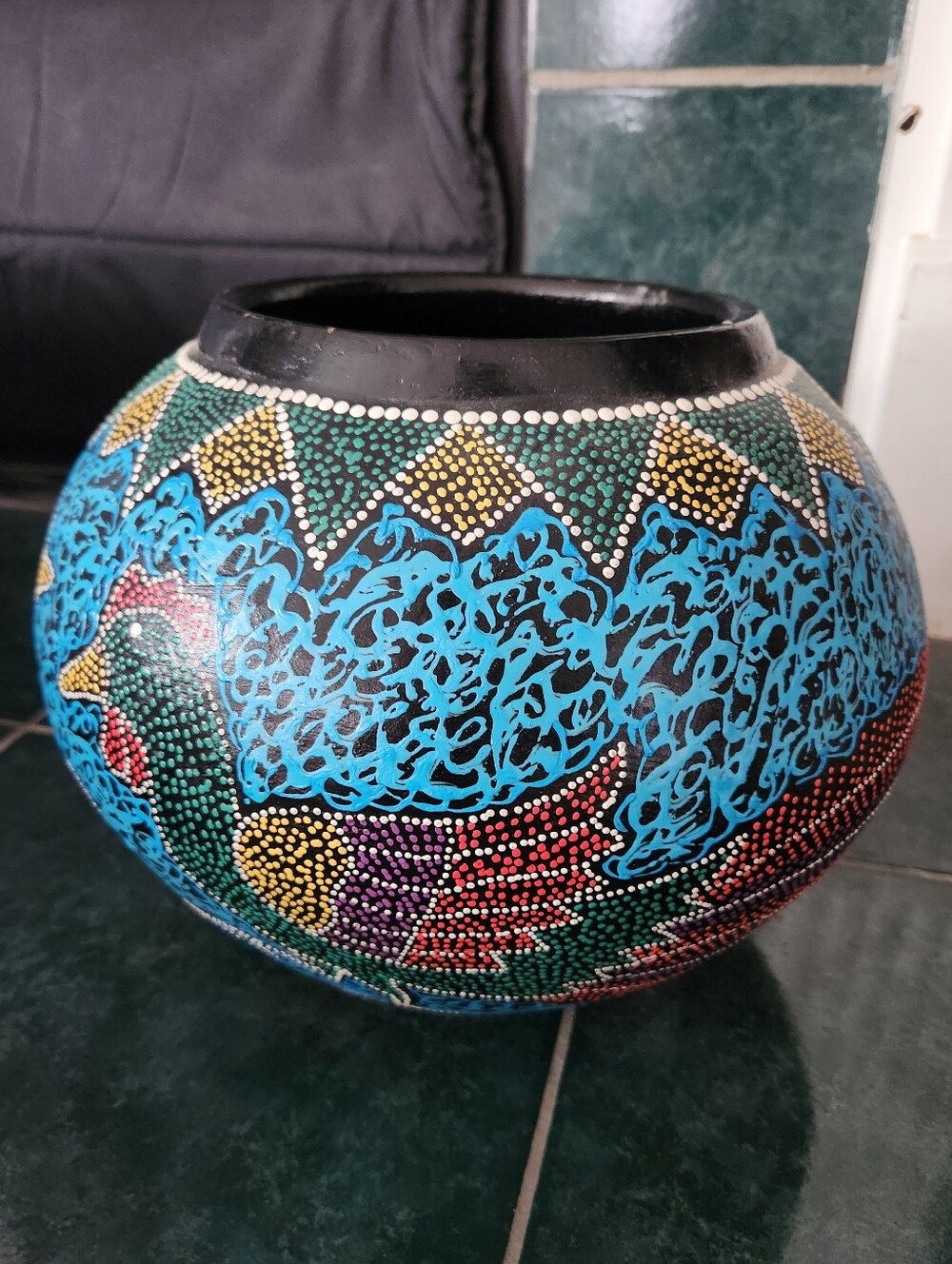Vintage Indonesian Vase/Planter